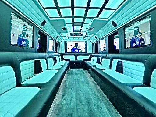 Party Bus Interior - The Luxe